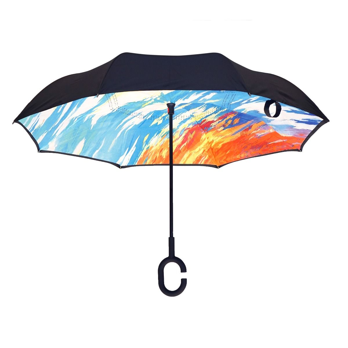 Topsy Turvy Designer Umbrellas - Drip Free Windproof - Pastel - Senior.com Umbrellas